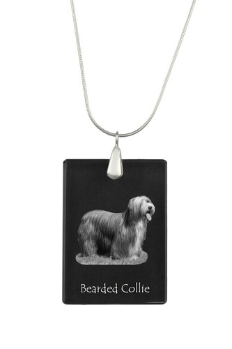 Collier argenté avec photo - avec,