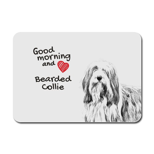 Bearded collie tapis - collie, de