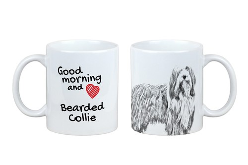 Tasse bearded collie avec - tasse,